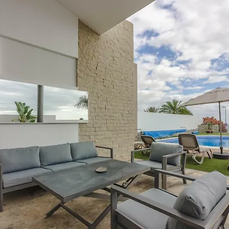 Isabella, Luxury With Heated Pool Ocean View In Adeje, Tenerife * 阿德耶